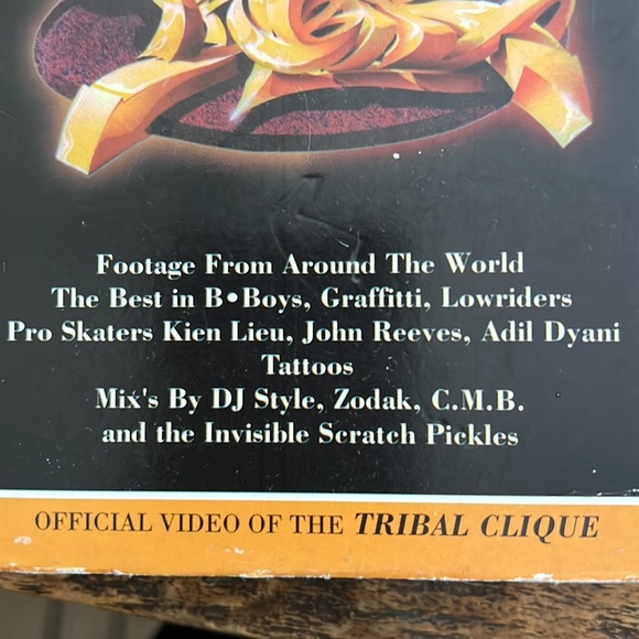 Vintage Tribal Streetwear “Rituals” on VHS Tape lowriders skater urban lifestyle - Picture 5 of 7